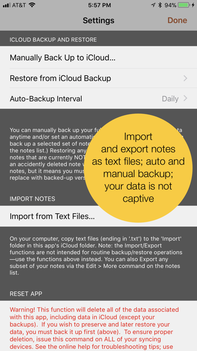 Recall-It  Notes Screenshot