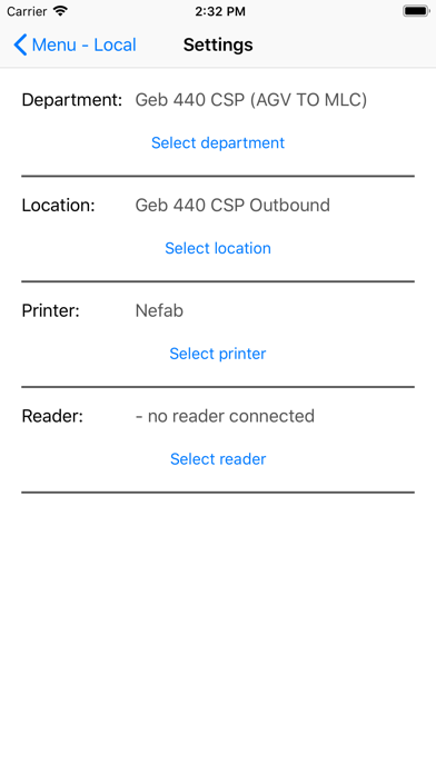 Scoretrace order connect screenshot