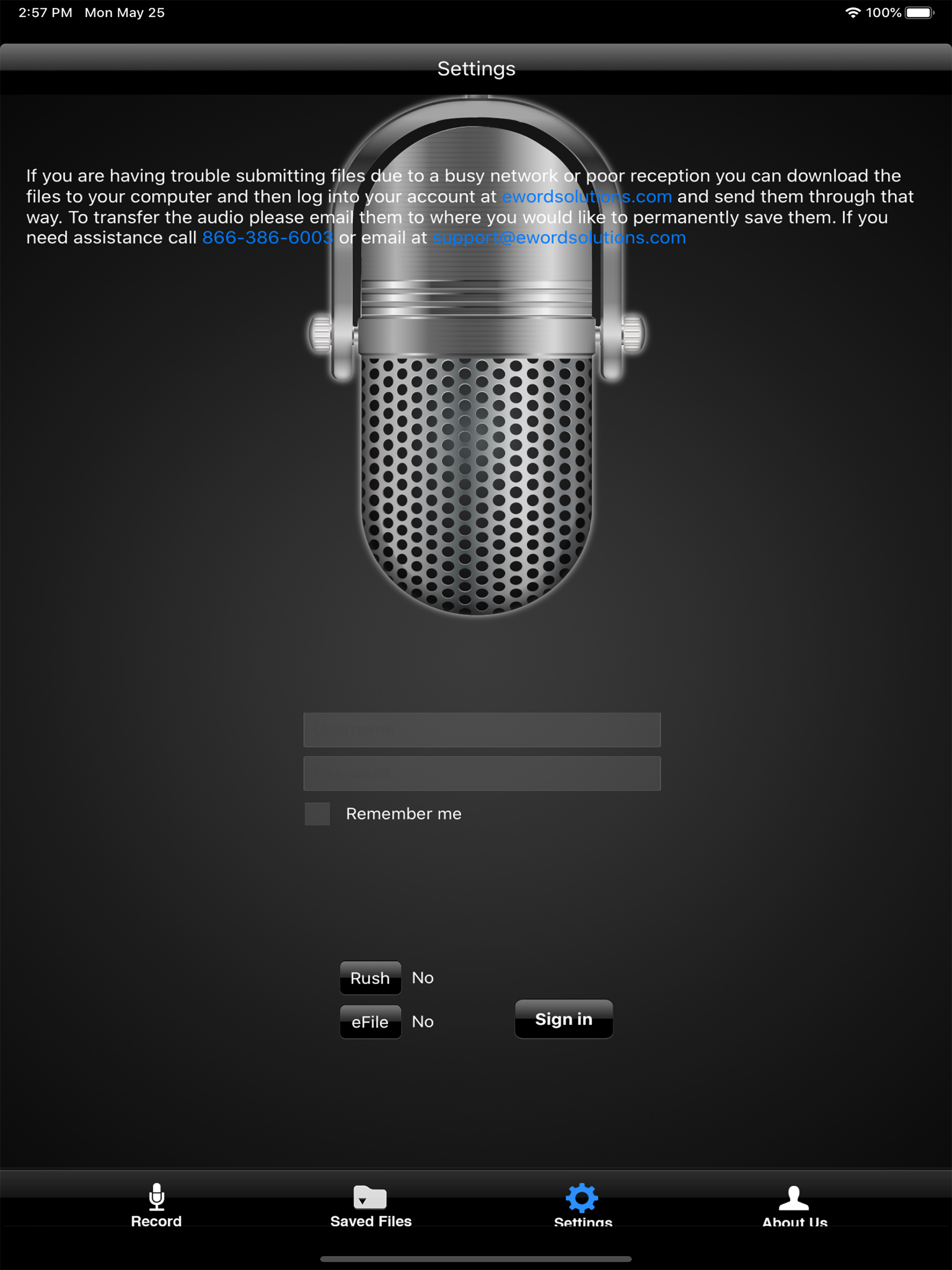 eWord Solutions - Dictation