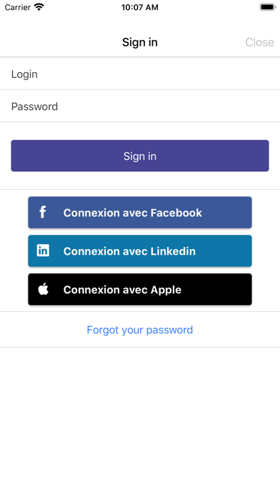 AIEM iPhone screenshot
