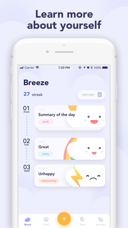 Breeze: mood tracker, diary screenshot-3