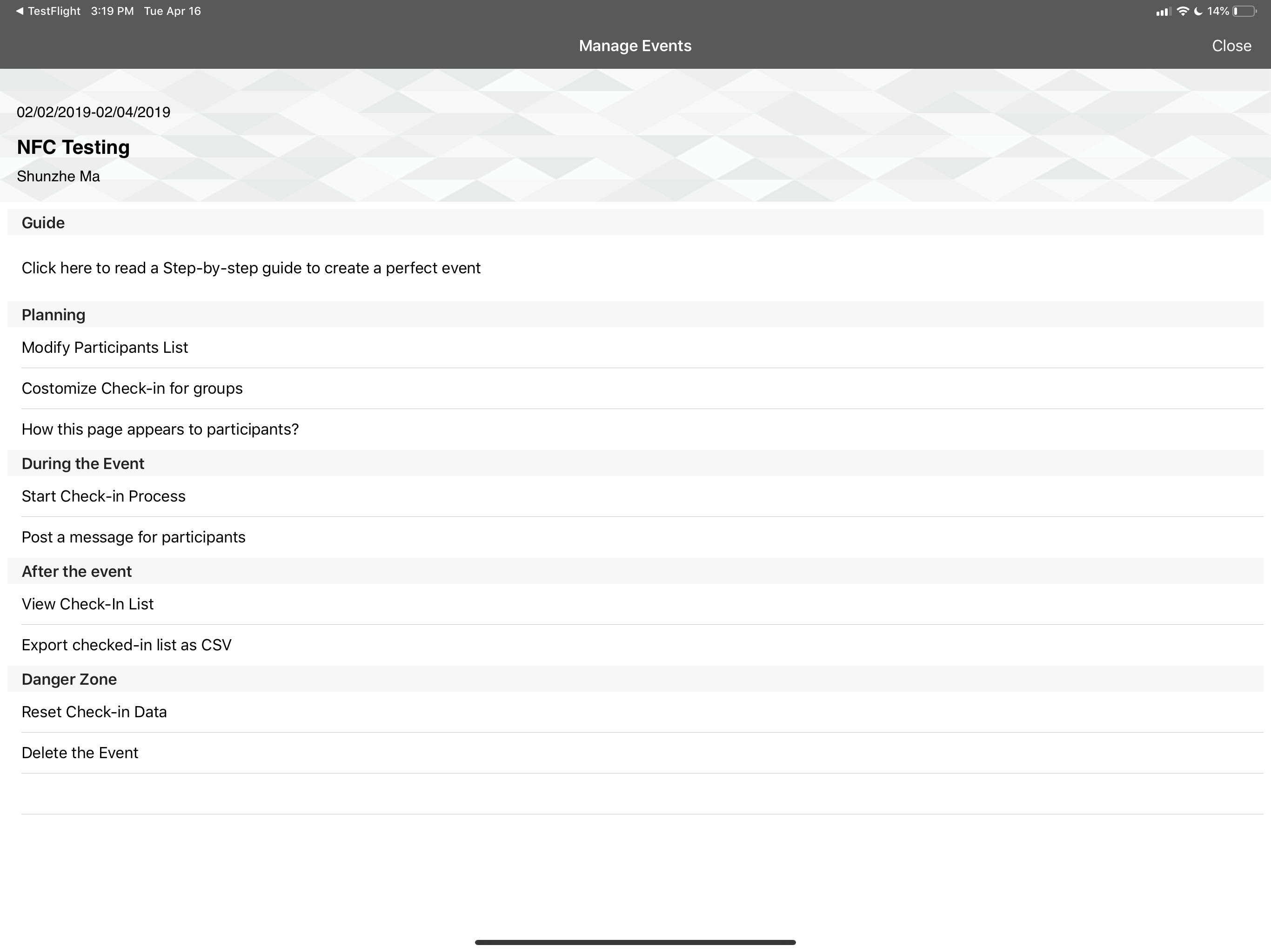 EventFlows screenshot 10