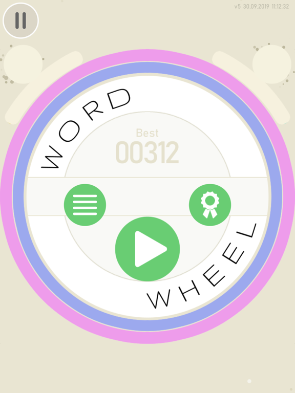 WordWheel iPad screenshot