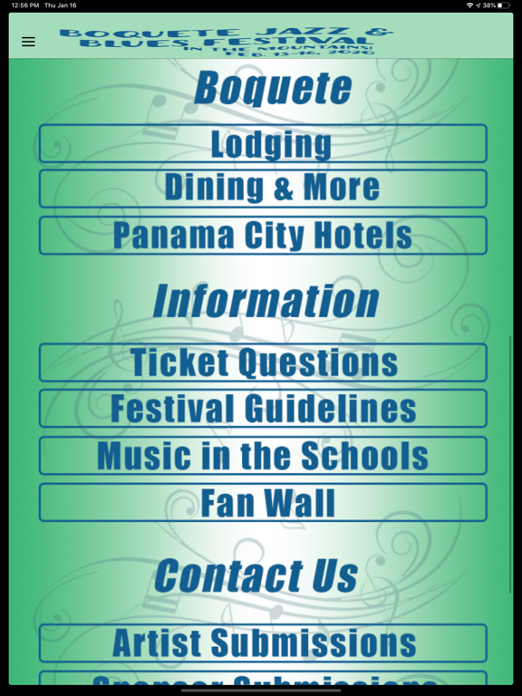 Screenshot #6 pour Boquete Jazz & Blues Festival