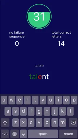 Game screenshot Speed Writing apk