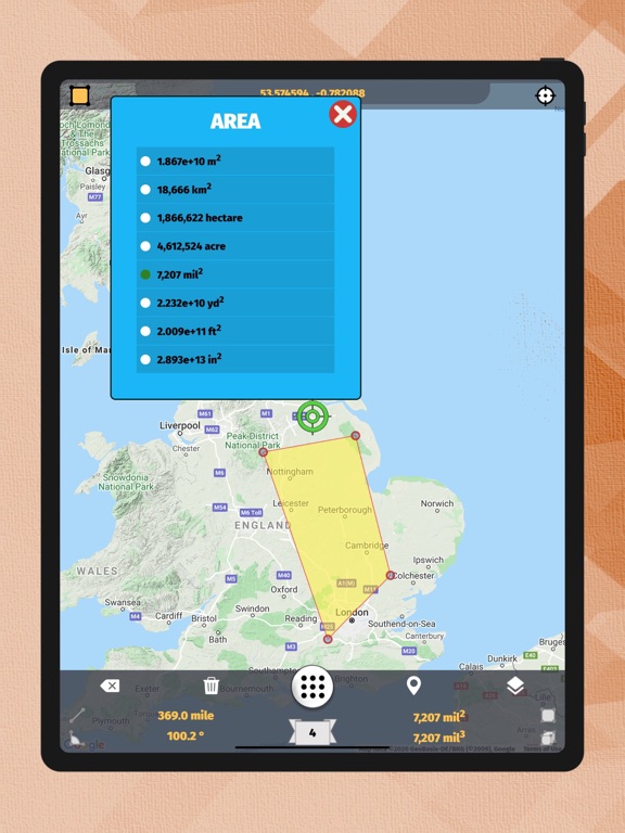 Screenshot #6 pour GPS Area Measurement