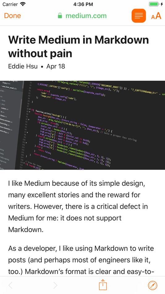 #4. Hacker Feed (iOS) By: Ken Toh