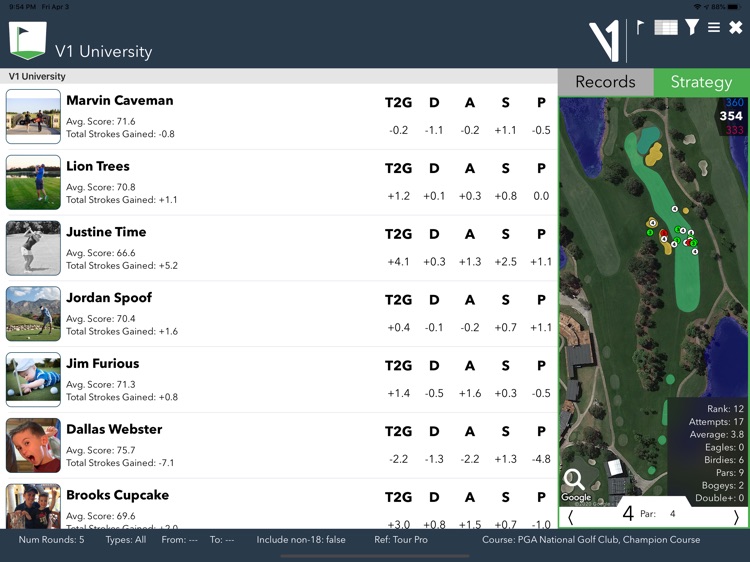 V1 Coach: Teach Golf w/ Stats screenshot-3