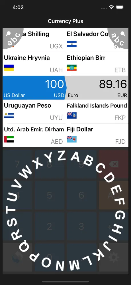 Currency Plus Exchange Rate