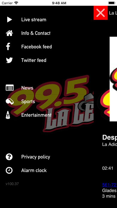 WLLY 99.5 FM La Ley screenshot 2