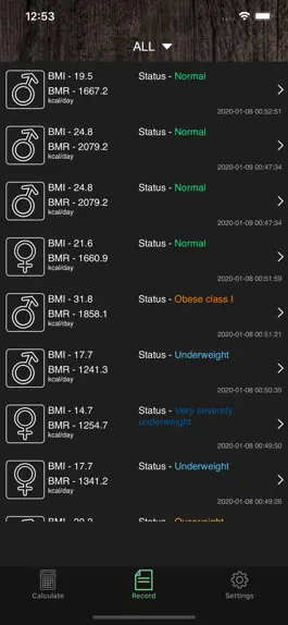 Game screenshot BMI&BMR Calculator apk
