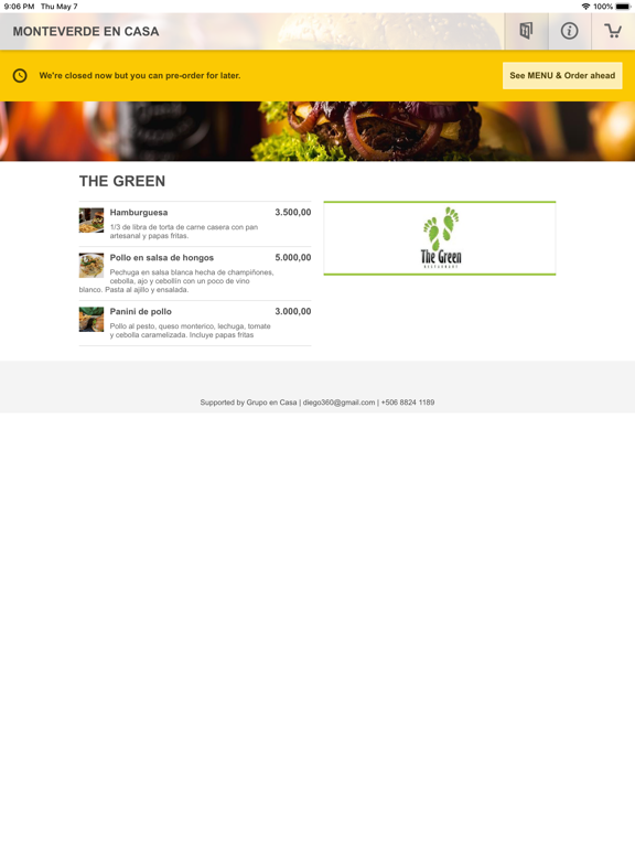 MonteverdeEnCasa iPad screenshot 3 - Food & Drink app