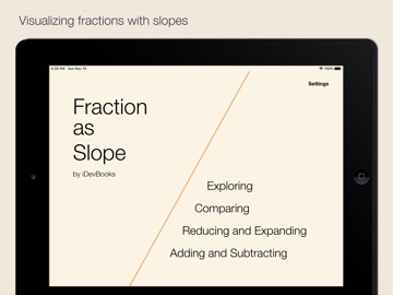 Fraction as Slope iPad screenshot