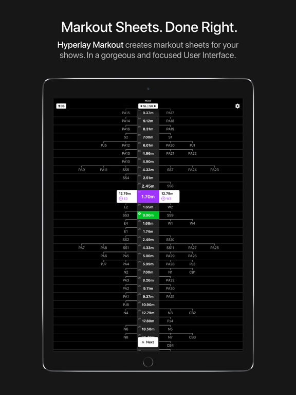 Hyperlay Markout iPad screenshot 1 - Utilities app