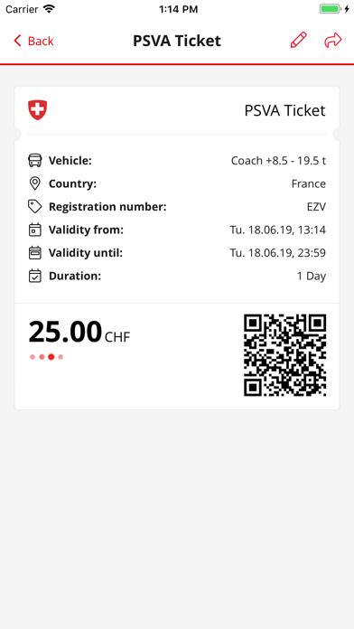 Via - Road charges Screenshot