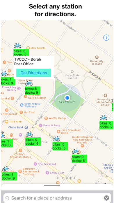 Bike Stations Boise screenshot 2