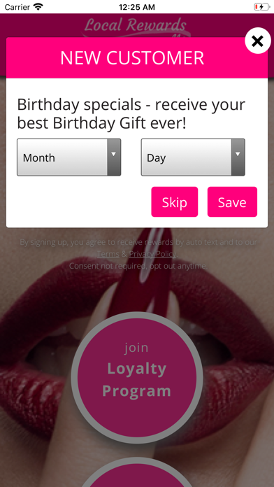 Local Rewards Me iPhone screenshot 4 - Business app