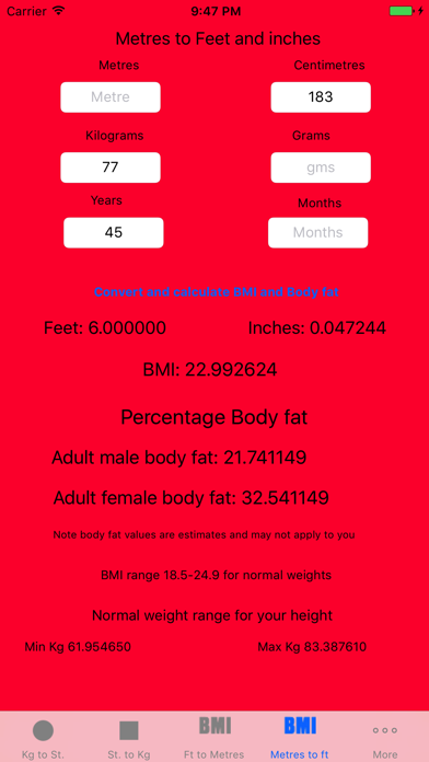 Screenshot #2 pour WEIGHTS