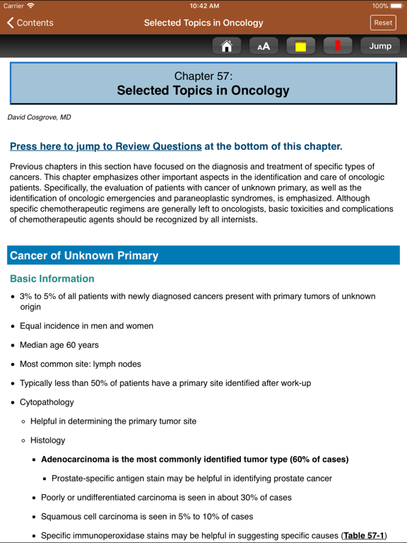 Screenshot #6 pour Johns Hopkins Internal Med 5/E