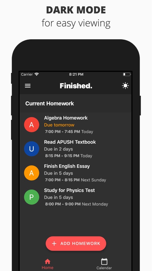 #3. Finished. - Get Homework Done (iOS) 由: Blue Desk Labs, LLC