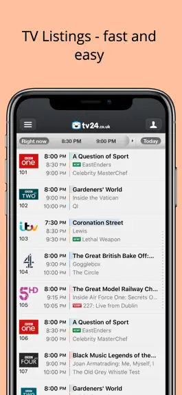 Game screenshot Tv24.co.uk - UK TV Guide mod apk