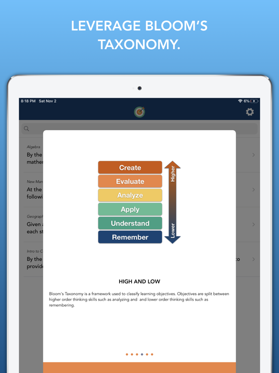 Screenshot #6 pour Learning Objective Creator