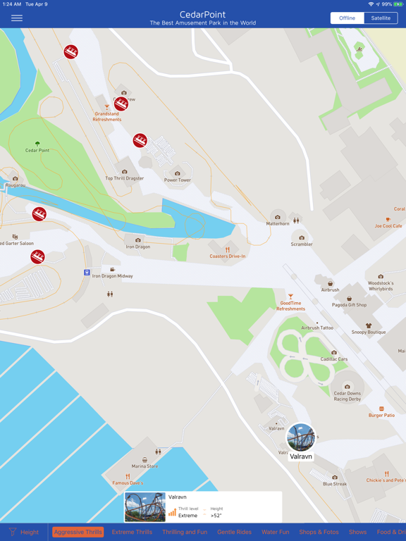 Screenshot #4 pour Offline Guide: Cedar Point
