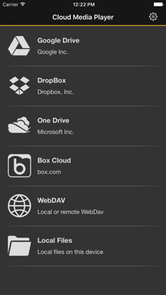Cloud Media Player screenshot 1