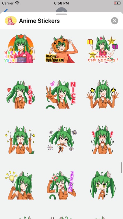  Anime  Stickers  by Arturo Estrada De Leon