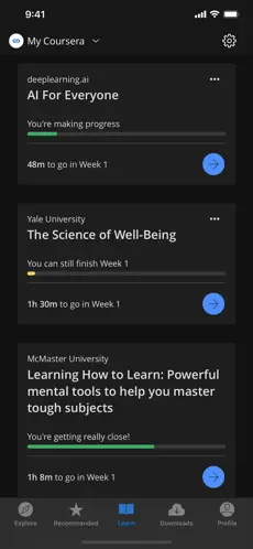 Captura 7 Coursera: Aprende en línea iphone