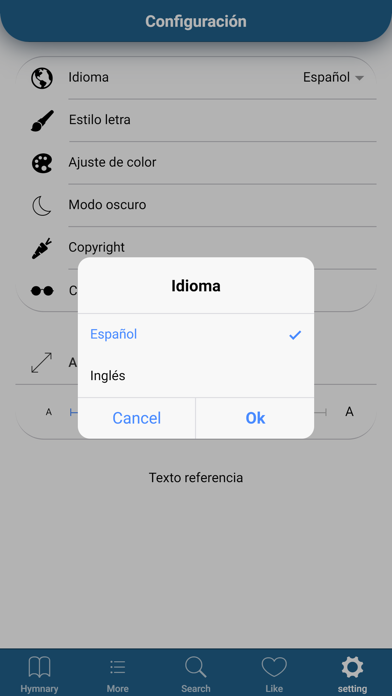 Himnario Lldm Inglés - Español Screenshot