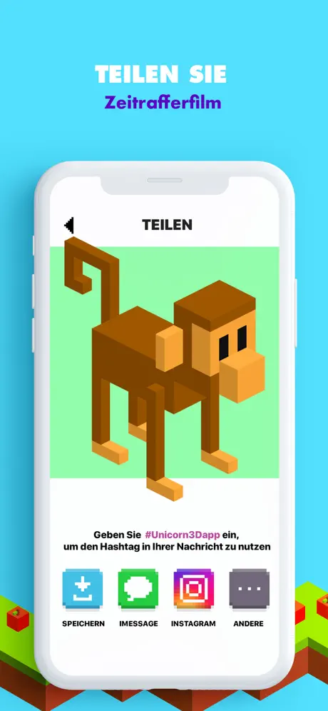 UNICORN 3D - Malen Nach Zahlen