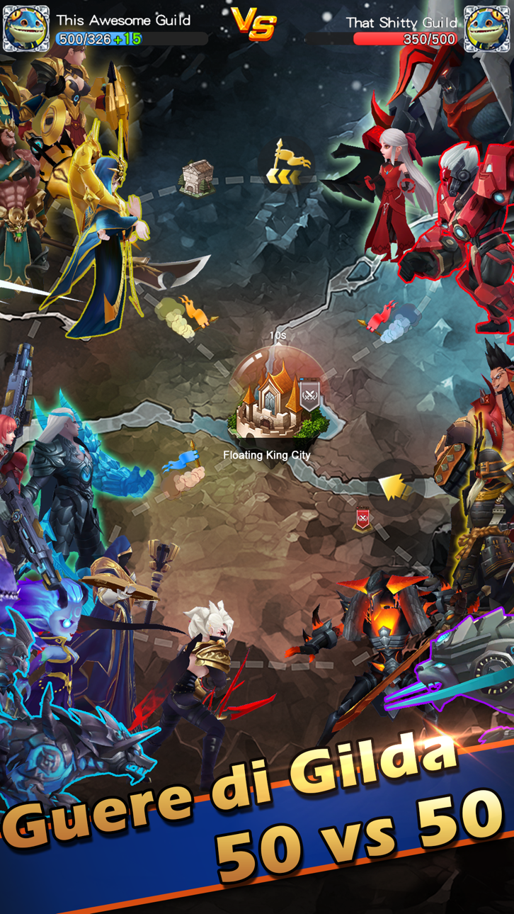 Hyper Heroes: Marble-Like RPG - Free Hack screenshot 5 - iOS game interface