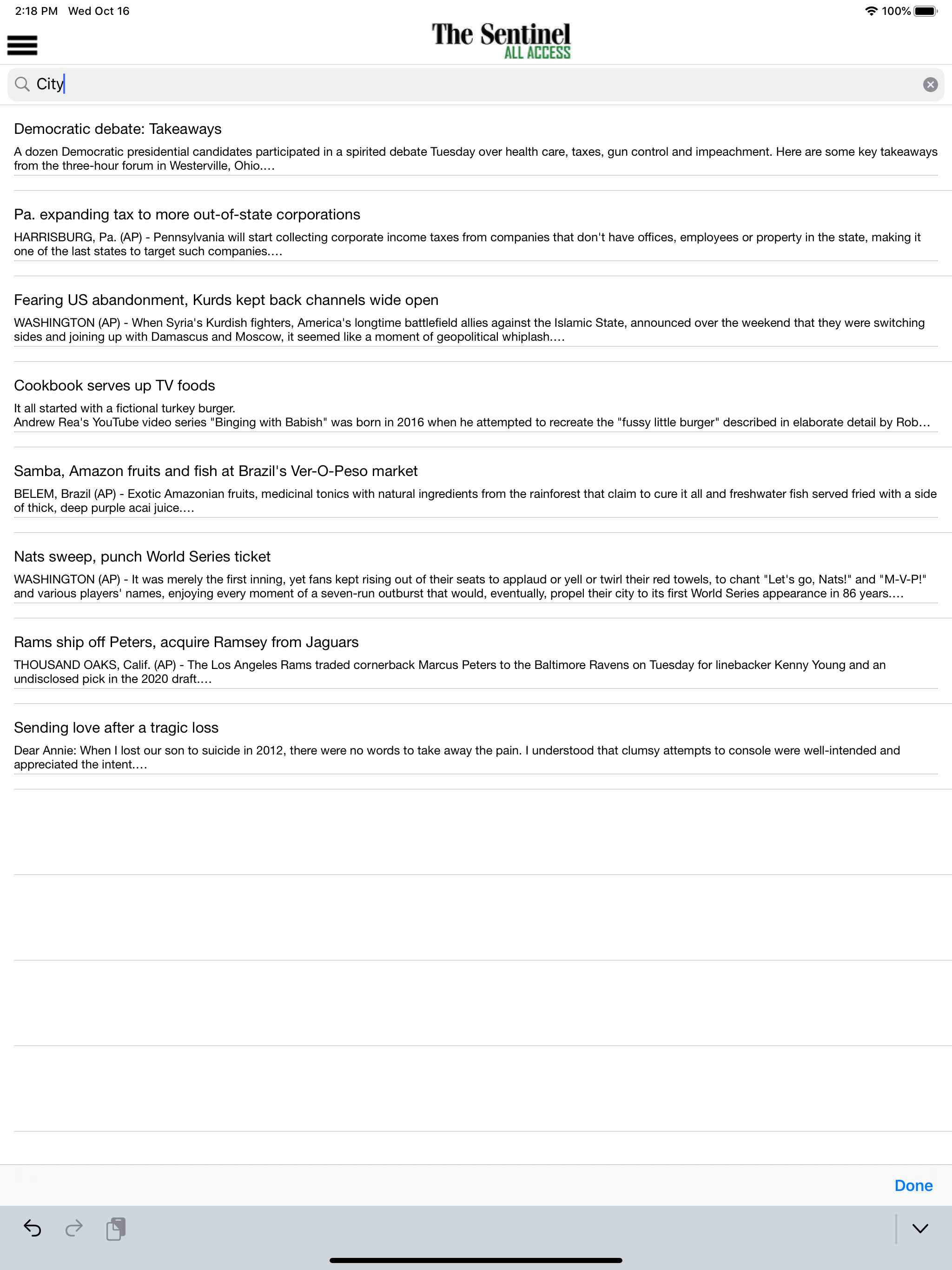 The Sentinel All Access screenshot 14
