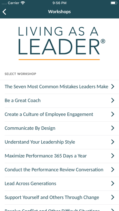 Living As A Leader Screenshot