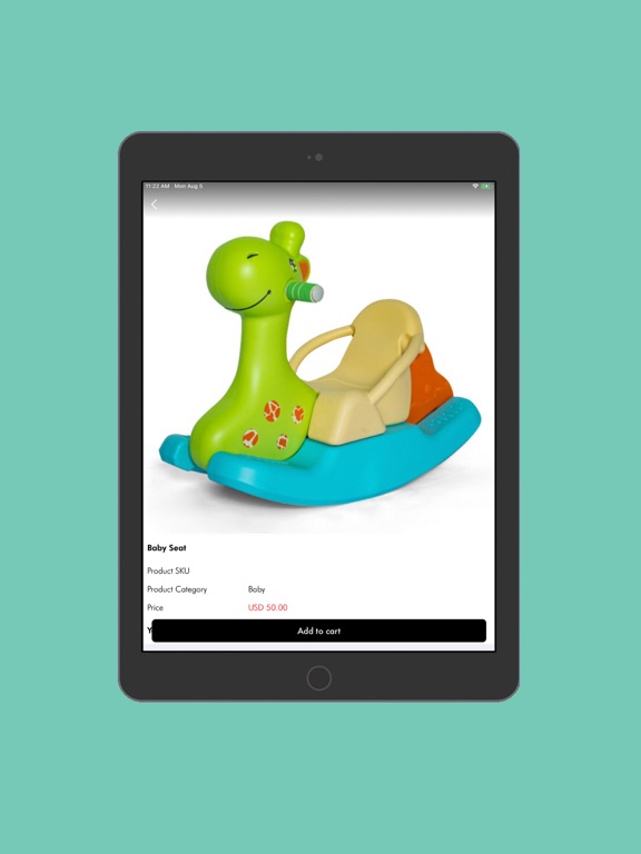 Family Kid Care iPad screenshot 4 - Shopping app