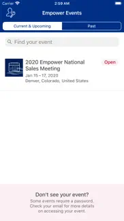 empower events iphone screenshot 1