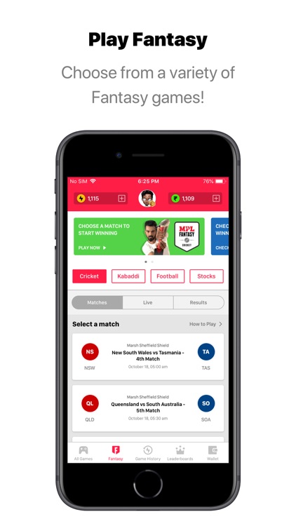 MPL - Mobile Premier League screenshot-4