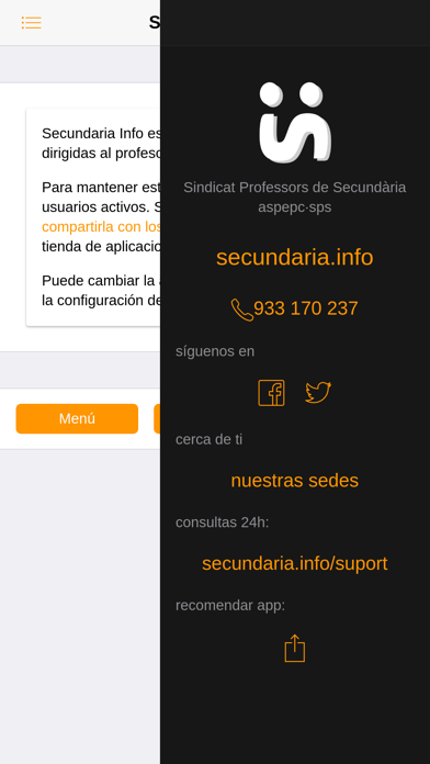 Secundaria Info screenshot