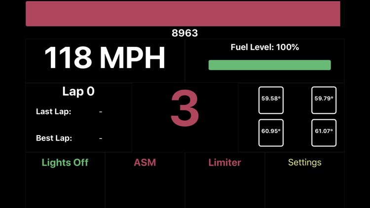 Racing Dashboard for GT7