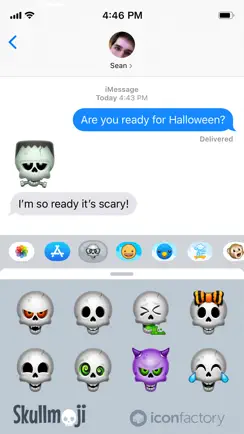 Iconfactory Skullmoji Stickers iPhone image 2