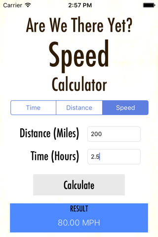 Are We There Yet? (Calculator) - náhled