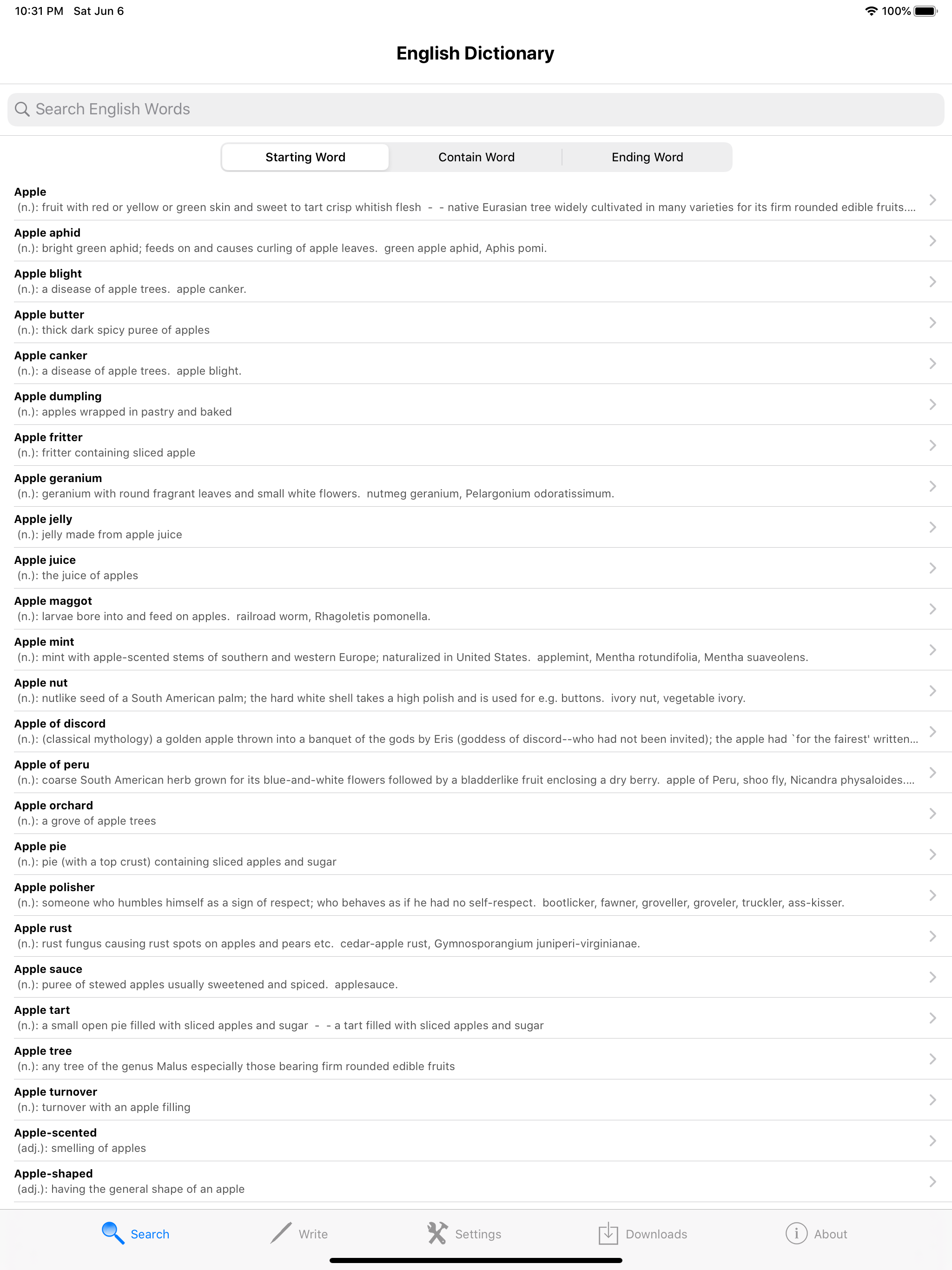 English Audio Dictionary