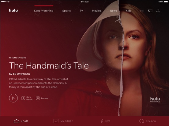 iPad Image of Hulu: Watch TV Shows & Movies