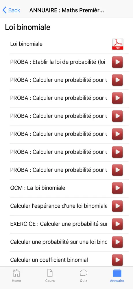 Maths Première S