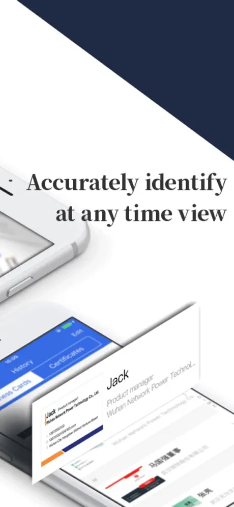 business card scanner & holder