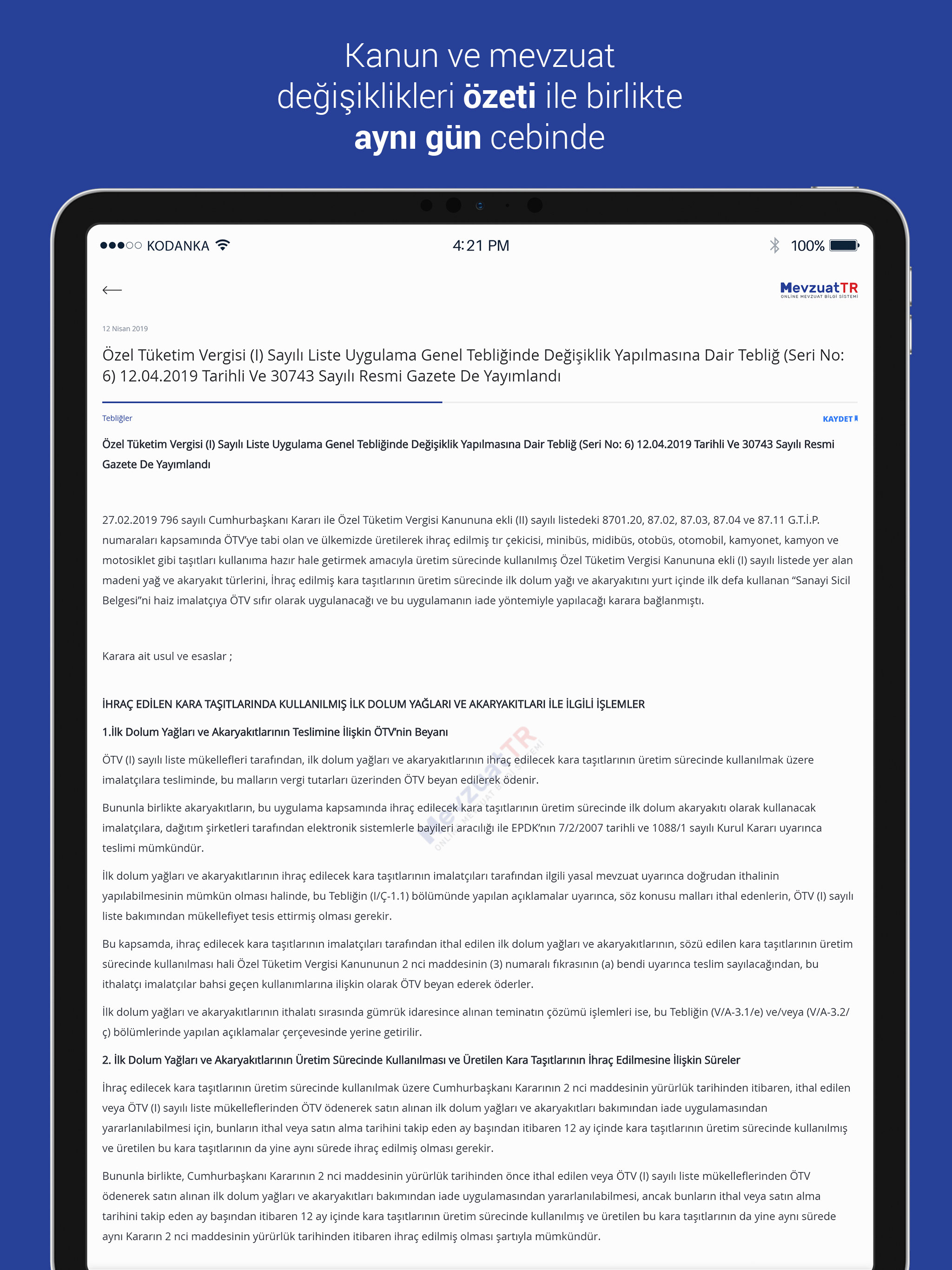 MevzuatTR screenshot 6