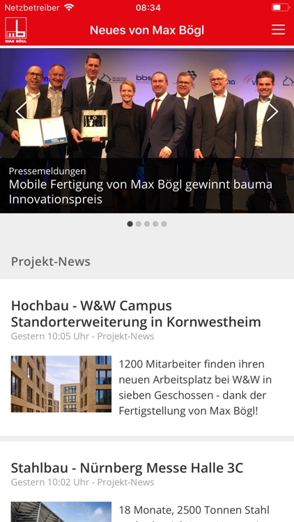 maxapp - von Max Bögl