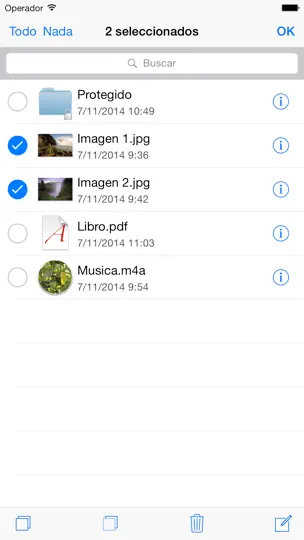 Captura de pantalla de USB Disk SE,Gestor De Archivos en iPhone 3