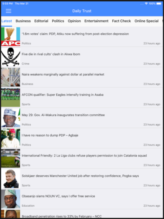 Screenshot #5 pour Daily Trust